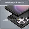 For Samsung Galaxy S24 Plus S 24+ S24Ultra Case Armor Carbon Fiber TPU Soft Silicone Back Cover Phone Case Cover