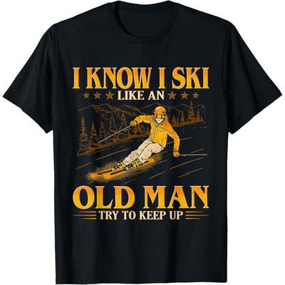 Tudom, hogy úgy síelek, mint egy öregember, próbálj lépést tartani Póló