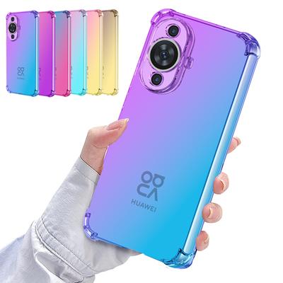Custodia morbida per telefono Airbag antiurto sfumata Huawei Nova 11 Pro 11i 10 Pro Y70 Y90 Custodie in silicone trasparente