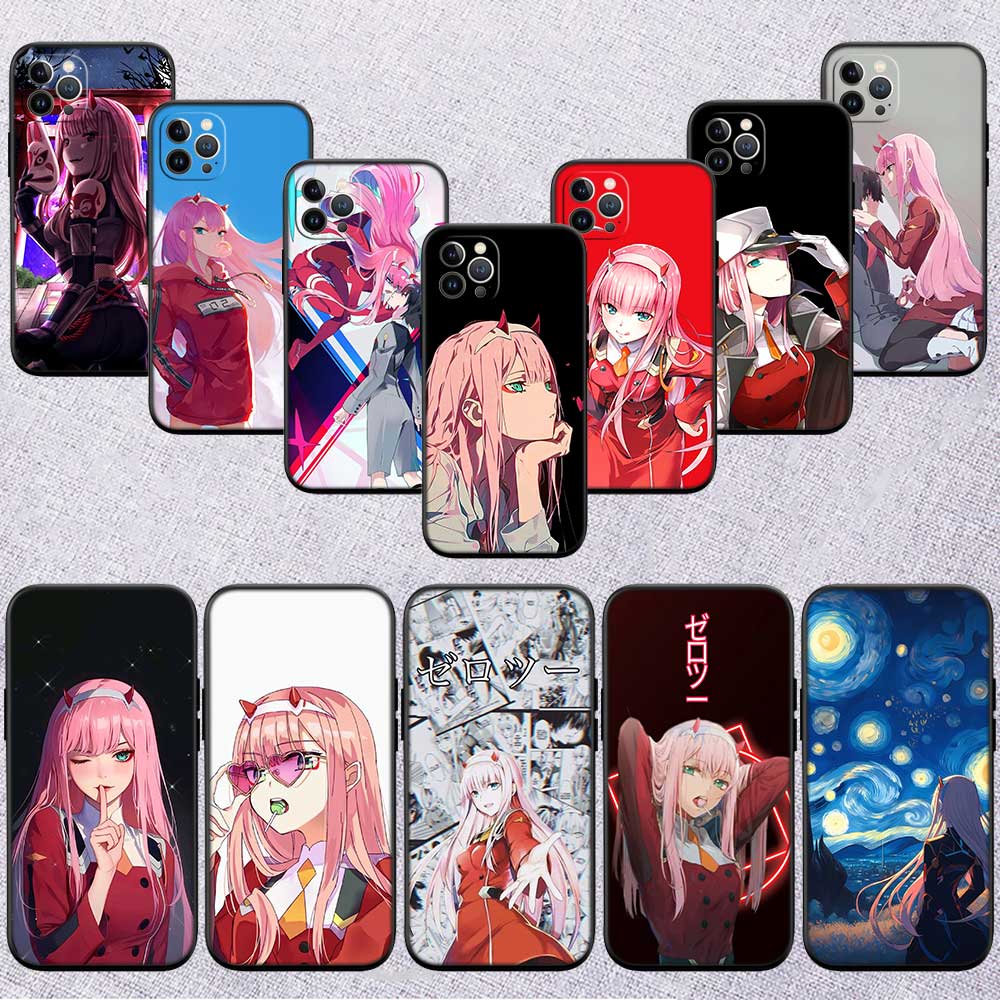 UP50 Zero Two Phone Case for OPPO A40 A60 A80 A15 A16 A16K A12 A17 A17K A54 A54S A53 A53S A55 A56 A57 A98 F23