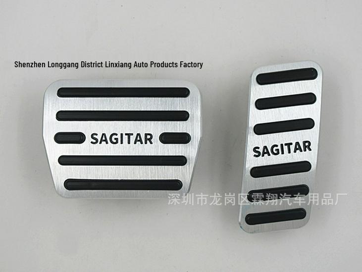 Compatible with Volkswagen '19 New Sagitar: Aluminum Alloy Punch-Free Accelerator Pedal