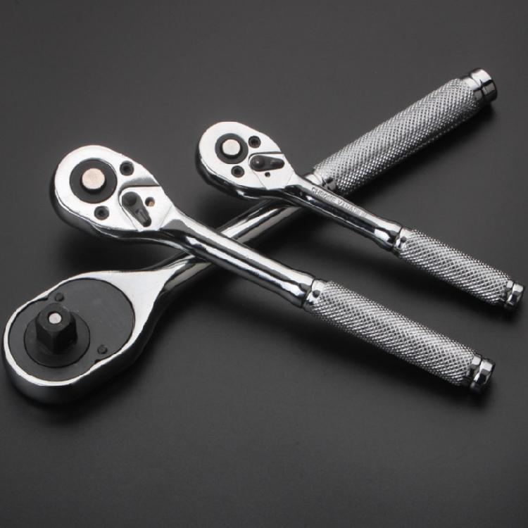 3Pcs Ratchet Wrench 3/8inch 1/2inch 1/4inch Socket Wrench Quick Releases Ratchet Wrench Extension for Automotive Repair
