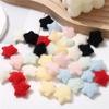 10 Pcs Plush Star Appliques Decorative Patches Sew on Patches Star Patches for Bag Shoe Hairpin Decorations