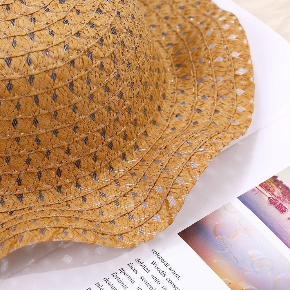 Hollow Out Baby Hats Large Brim Bucket Hat Cute Beach Hats Summer