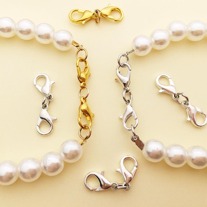 120Pcs/Set Lobster Clasp Jump Rings For Bracelet Necklace Chains DIY Jewelry Making Findings Supplies