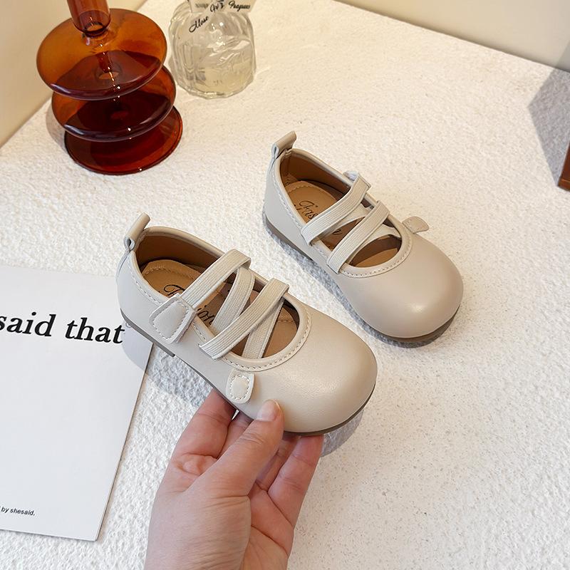 

Anti-slip New Style Single Shoe with Soft Sole - Girl s Chubby Shoes 23 бежевый