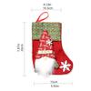 4 Pcs Lovely Christmas Hanging Socks Christmas Stockings Candy Gift Bag Christmas Decorations For Home Office Party