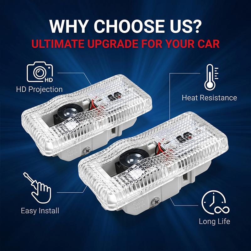 2pcs HD Led Welcome Light Car Door Projector Lamps Car Accessories for Citroen C4 C3 C5 C1 DS3 DS5 DS4 Berlingo Jumper ZX Xsara 2 Spacetourer Numero 9