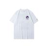 Li Ning Table Tennis Sport Printed Short Sleeve T-Shirt Men Tops Standard-White AHSRC03-1