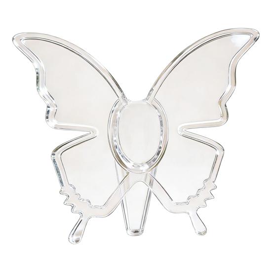 Butterfly Flower Vase Thickened Clear Acrylic Butterfly-Shaped Vase for Flowers Modern Table Decoration