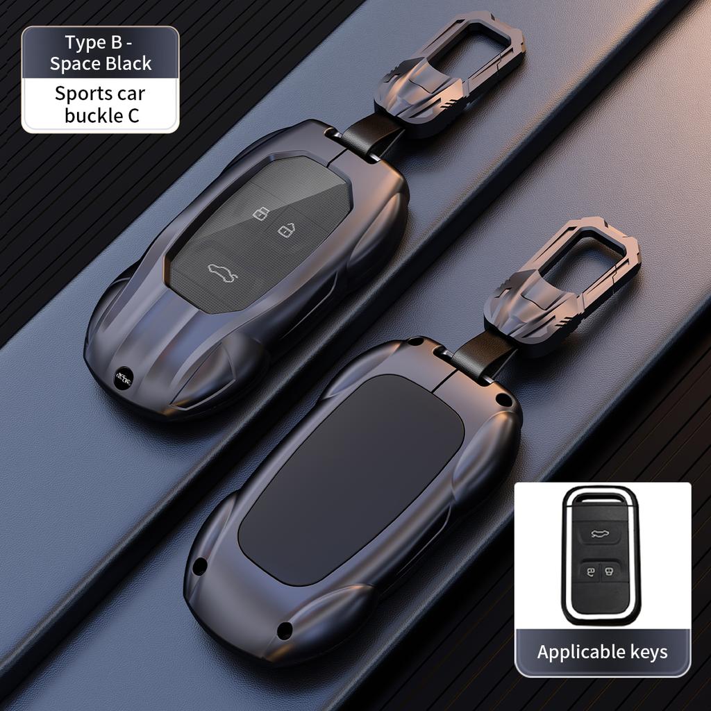 Silicone Car Smart Key Case Cover for Chery Arrizo Tiggo 3 5X 4 8 Glx 7 2019 2020 Protector Keychain Accessories Metal Shell