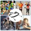 Maratonloppnummerbälte Justerbart Sporttävlingsbälte Triathlonloppbälte för Löpning Cykling Triathlon Marathon