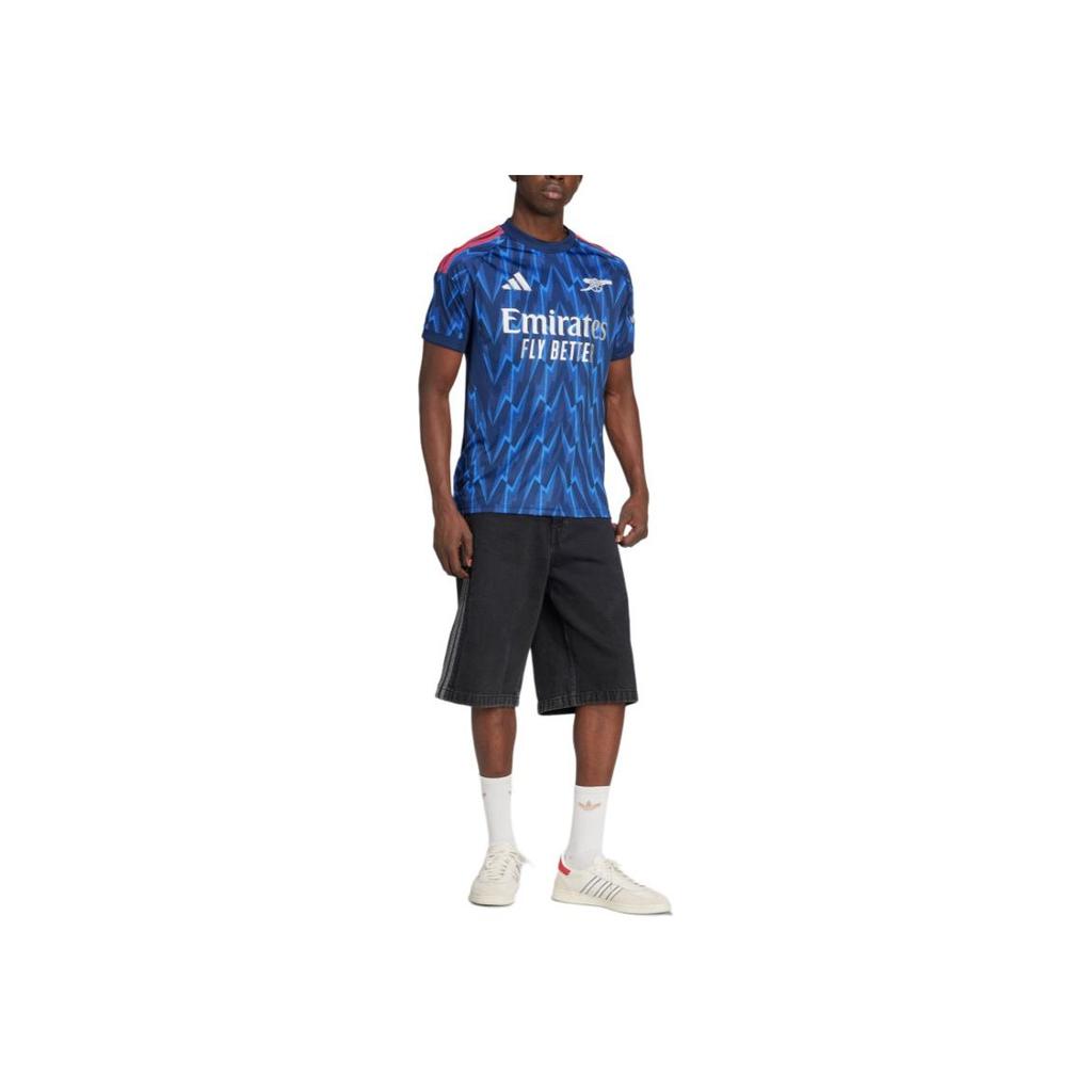 adidas Arsenal SS25 25/26 Away Fan Version Quick-Dry Fashion Sports Short Sleeve Football Shirt Men Tops JI9511