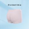 Yilanfen Girls' Antibacterial Cotton Boxer Briefs 3-Pack