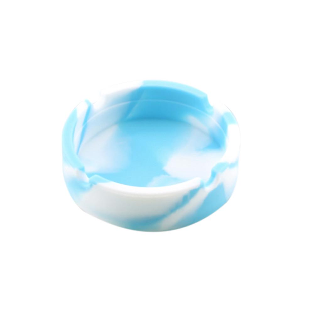 Silicone Rubber High Temperature Heat Resistant Round Design Ashtray