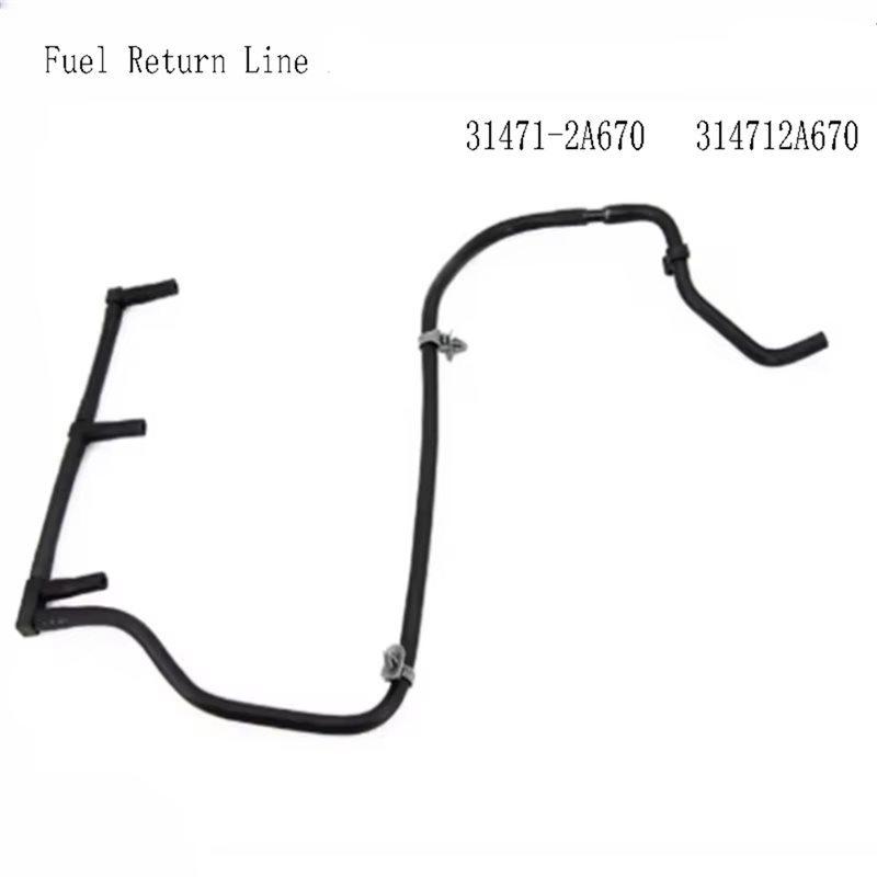 For 2 IX25 KIA 2014- 2021 Fuel Return Line Fuel Overflow Collection Hose 31471-2A670 314712A670 Car Part