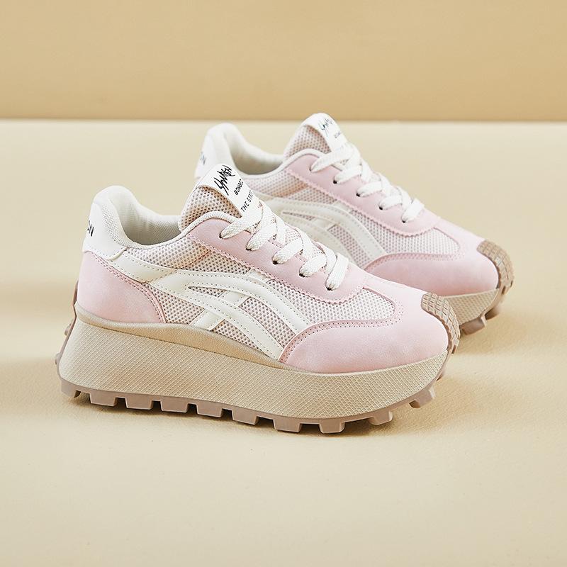 Ins neue Forrest Gump Schuhe Damen Frühling Studenten Laufen Sport Plateau Erhöhung Freizeit HL