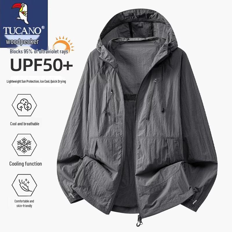 

Tucano Men s Lightweight Hooded Sun Protection Jacket 3XL