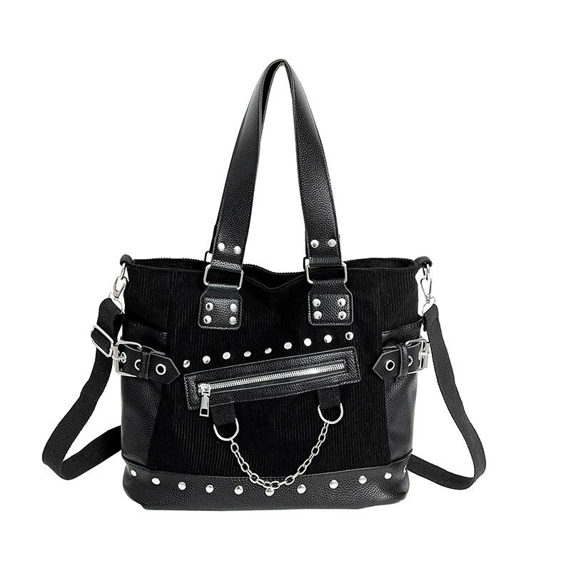 Women's Large Capacity Single-shoulder Crossbody Bag with Stylish Zipper Handbag Tote Bag