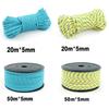 20M/50M Outdoor Reflective Cord Tent Line Rope for Camping Tent Nail Rope