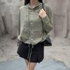 New ArrivalS Open Run Women S kitSch Style Check Hooded Cotton Shirt