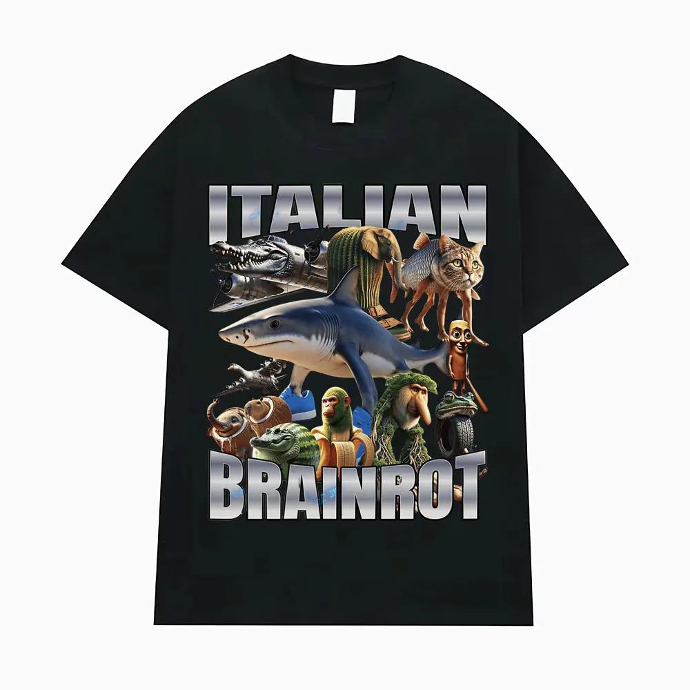 Tung Tung Sahur Fun Baseball Bat Stem 100% Cotton T-shirt Men's Clothing Fashion Humor Style T-shirt Summer Top T-shirt