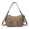 Stylish PU Shoulder Bag for Women Fashionable Crossbody Bag with Multiple Pockets Daily Use Tote Bag