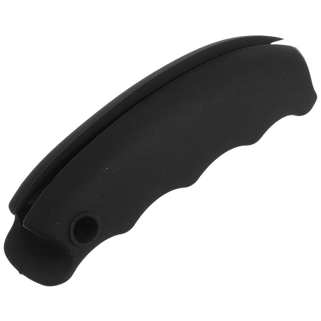 Silicone One-Trip Holder Black 9x2.3x2.5cm Labor-Saving Silicone Holder for Grocery Bags Comfortable Grip