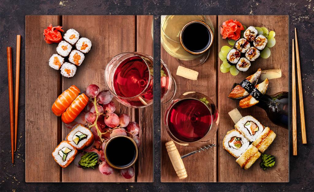 Szklana płyta ochronna na kuchenkę 2x40x52 Wino