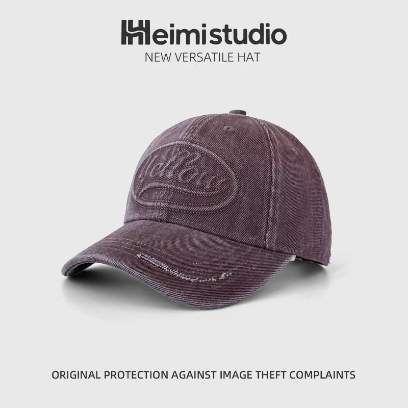 25 Early Autumn New Hat Women's Cap Letters Show Face Small Versatile Deep Top Casual Baseball Cap
