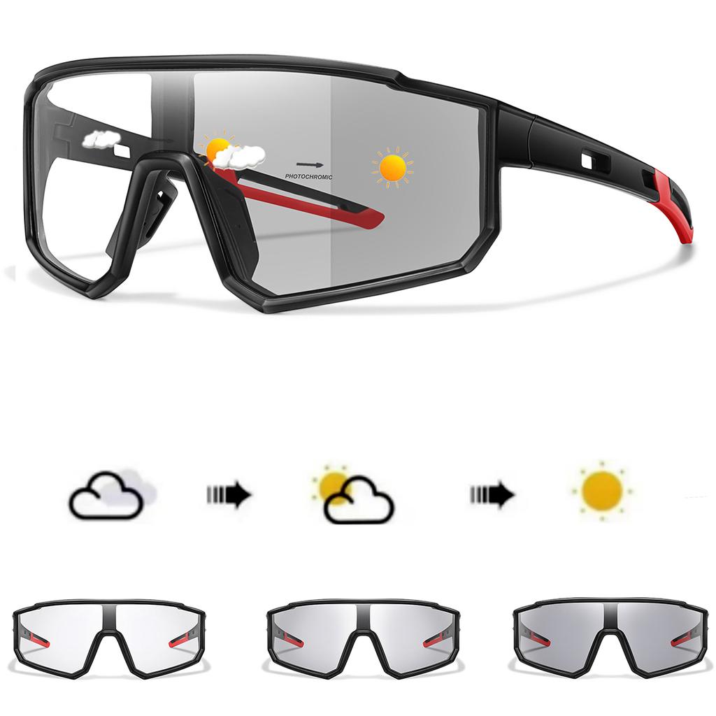 New Style Brand Bicycle Photochromic Eyewear Men Women MTB Bike Running Fishing Cycling Glasses Comfortable Goggles UV400