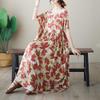 Simple Fashion Summer New Plus Size Round Neck Printed Dresses