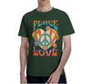 Peace Love Peace Sign 60s 70s Hippie Style Tshirt Unisex Clothing Cotton Casual Daily Four Seasons Tees Shirts For Unisex