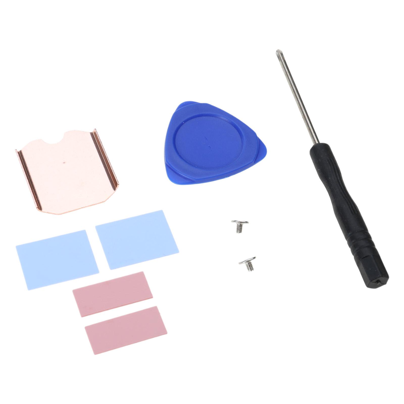 

Медные термопрокладки для Steam Deck 2230 SN740 Охлаждение радиатора Медный лист Теплопроводность Пластина-охладитель