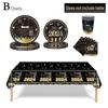 Class of 2024 Graduation Party Supplies -Congrats Grad Set Tableware UK Less