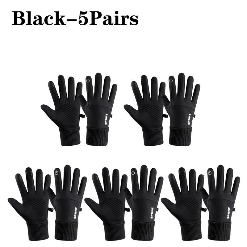 Winter Gloves Warm All-fingerTouch Screen OutdoorCycling Windproof and Cold Protection Sports Cycling Skiing Outdoor Accessories
