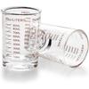 Measuring Cups, Espresso Shot Glasses with Graduated Measurements, Thickened Heat-Resistant Glass, for Sake and Wine Glasses, for Espresso Machines (9