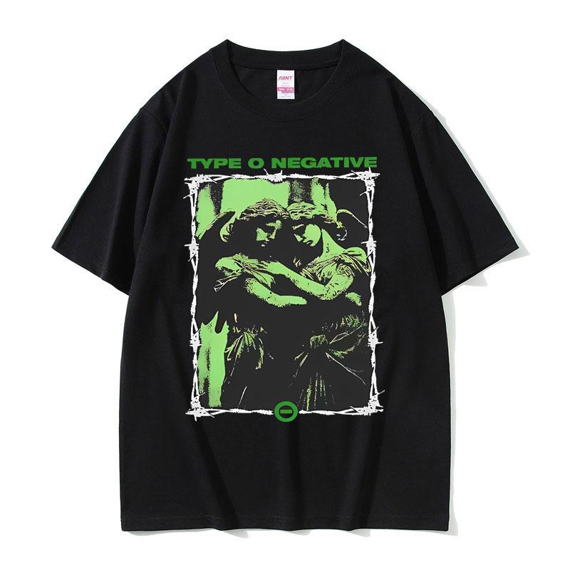 Limited Vintage Type O Negative Band Tshirt Unisex Women Fashion Casual Oversized Tshirts Unisex Retro Gothic Rock Metal T Shirts