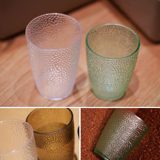 Trinkbecher Wiederverwendbar Hitzebeständig Verdickt Acryl Gepunktet Bar Restaurant Wasserbecher