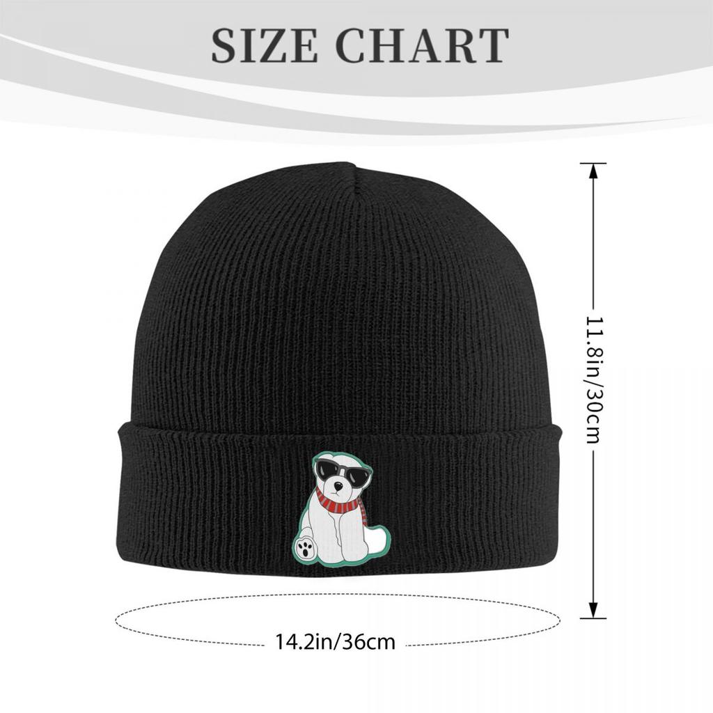 Team Conrad Junior Mint Bear Warme Strickmütze Winter Strickmütze Beanie Hip Hop Kappen für Unisex