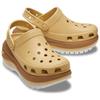 Crocs Mega Crush Matte Clog Comfortable and Versatile Hole Shoes for Men and Women Wheat