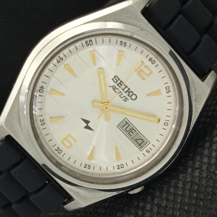 

Б/У винтажные мужские часы SEIKO ACTUS AUTOMATIC 7009A из Японии, серебряные 608b-a315275-9 SKU608b-a315275