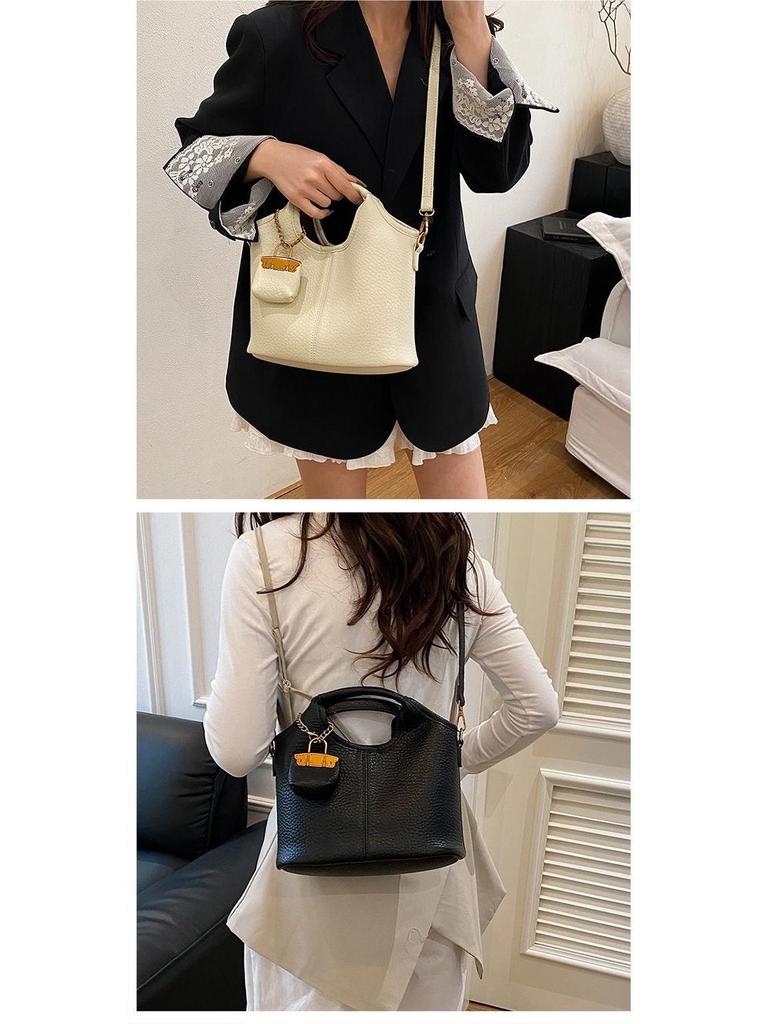 Women's Minimalist White Crossbody Handbag - 2025 Versatile Travel and Commute Accessory