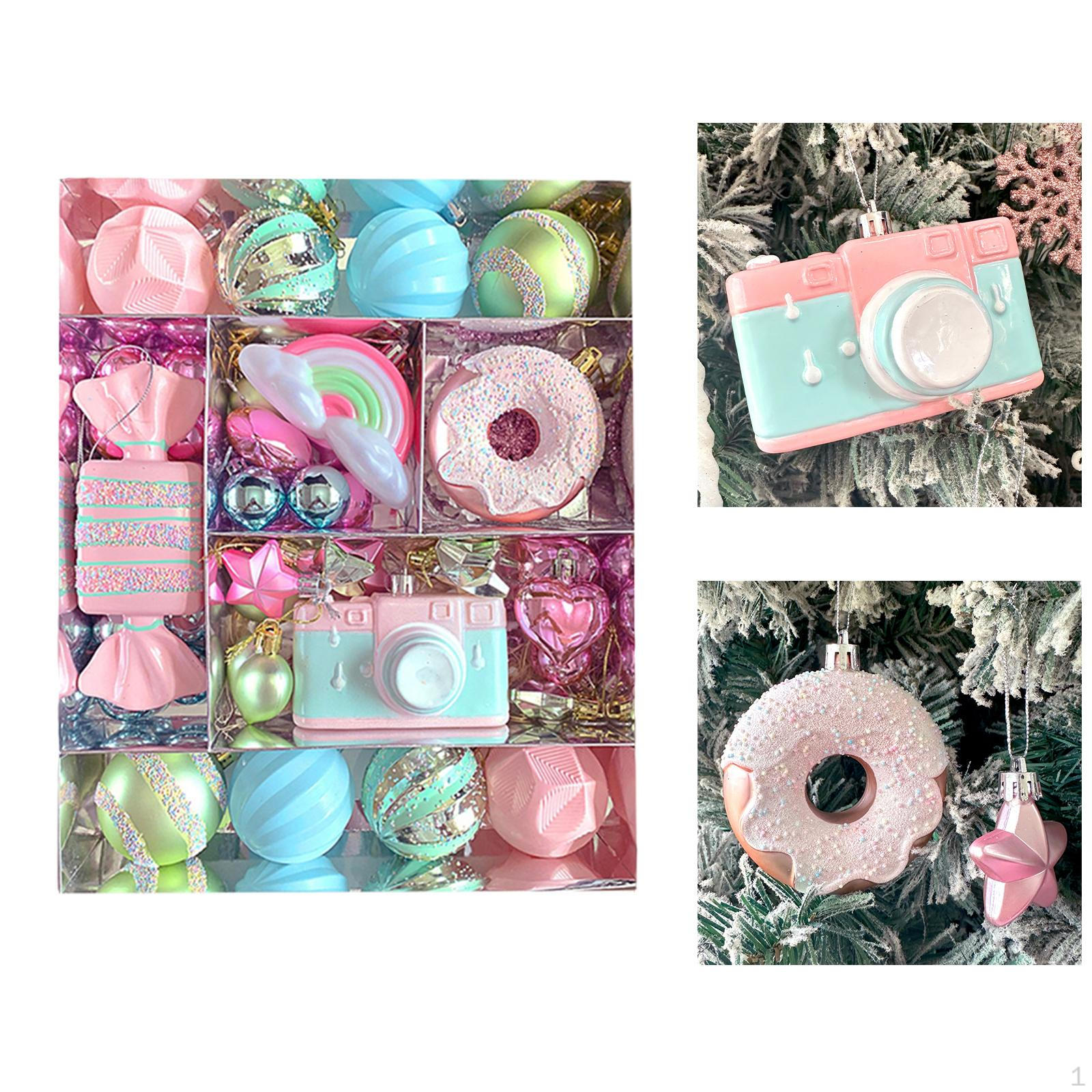 

58 Pieces Christmas Hanging Decorations Ornament Decorative Gifts Accessory Pendant for