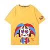 Summer New The Amazing Digital Circus Creative Print Kids Tops Casual Comfortable 100% Cotton Tops Boys Girls Fashion T-Shirt