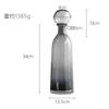 BRCreative Light Luxury Transparent Glass Vase Dining Table Aquatic Vase Decoration Nordic Home Flower Arrangement Decorative ArtEY
