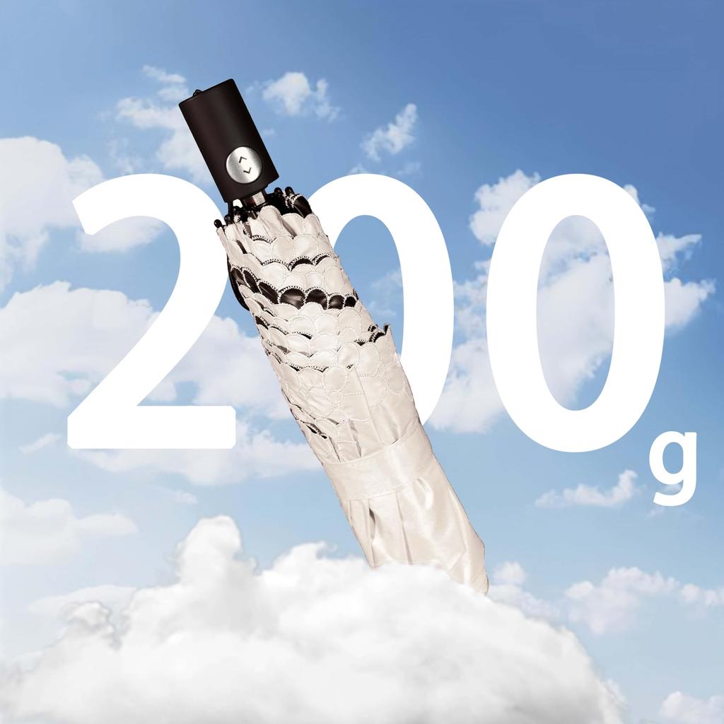 Rain and Shine Floral Folding Oz UV Complete Light Automatic Opening and Closing Opening and Closing Made of Glass Parasol and Rain High Density Easy