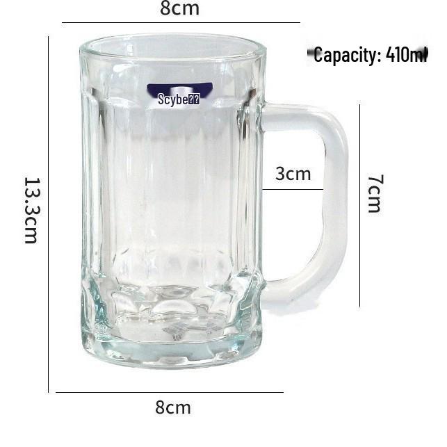 Xibijia Heat-Resistant Glass Tea Mug with Handle Default