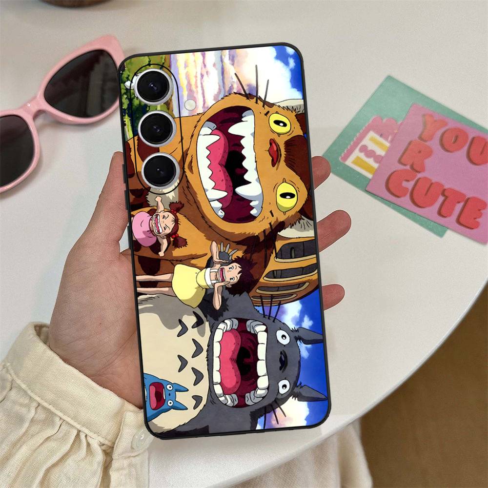 

Cartoon Cute T-Totoros Phone Case For Samsung S 9 10 20 21 22 23 30 23 24 plus lite Ultra FE S10lite Funda Samsung S24