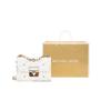 New MICHAEL KORS Artificial Leather Small Square Bag, Shoulder Bag, Crossbody Bag Women's White 35S2GNRC1I-OPTICWHITE